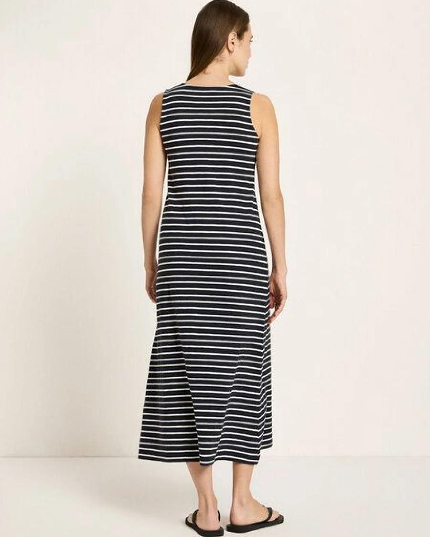 LANIUS Maxikleid (GOTS) aus Bio-Baumwolle – Ansicht 3