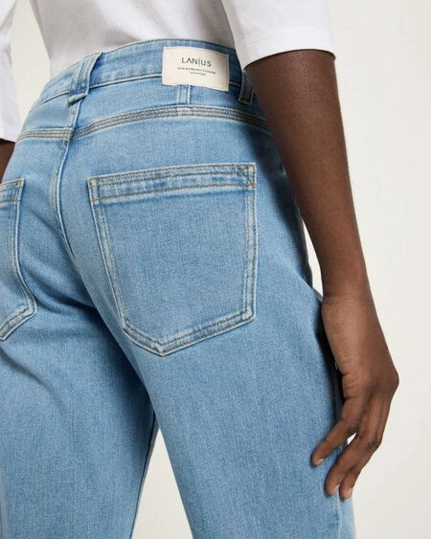 LANIUS Jeans mit Aufschlag – Ansicht 3