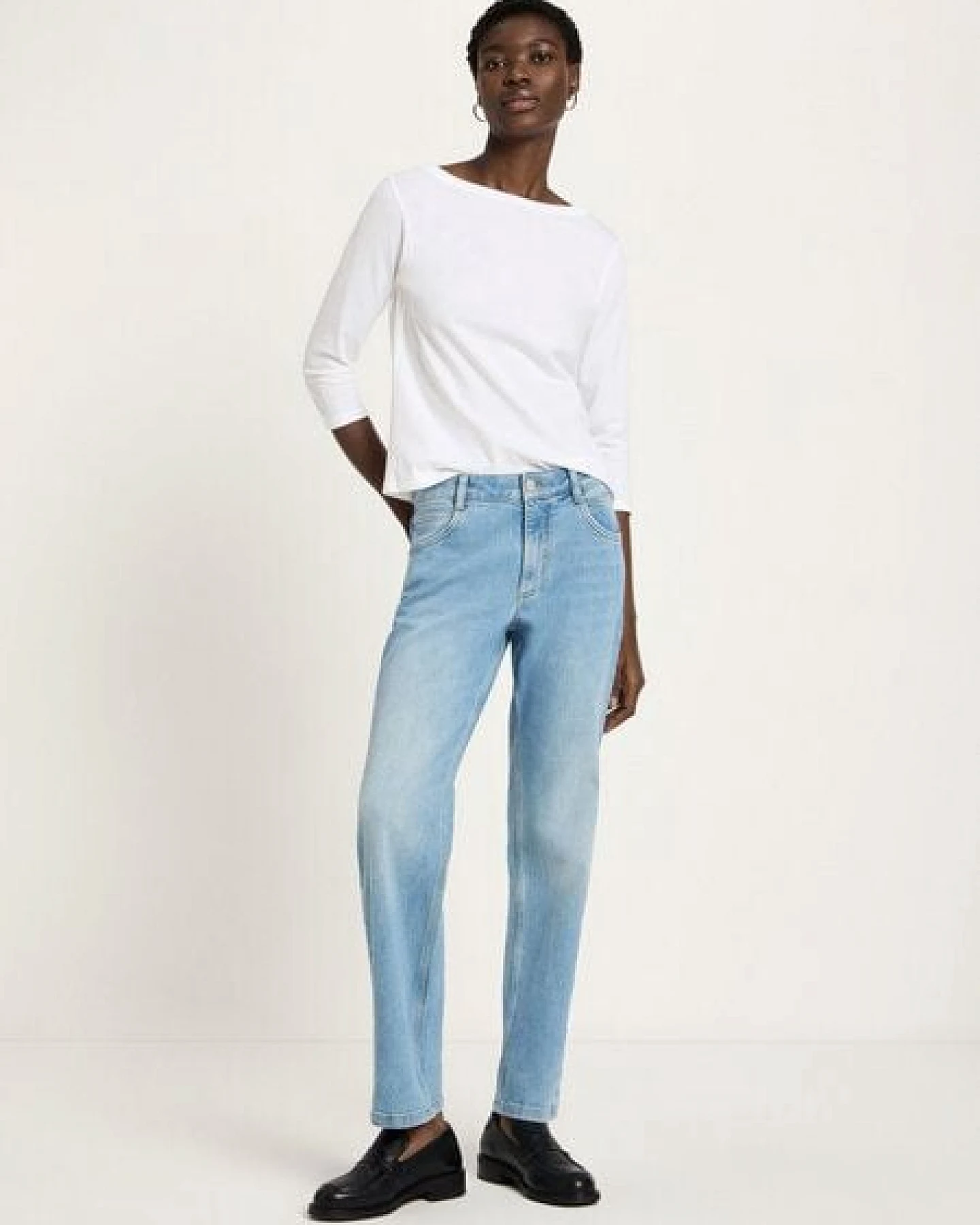 LANIUS Jeans mit Aufschlag – Ansicht 2
