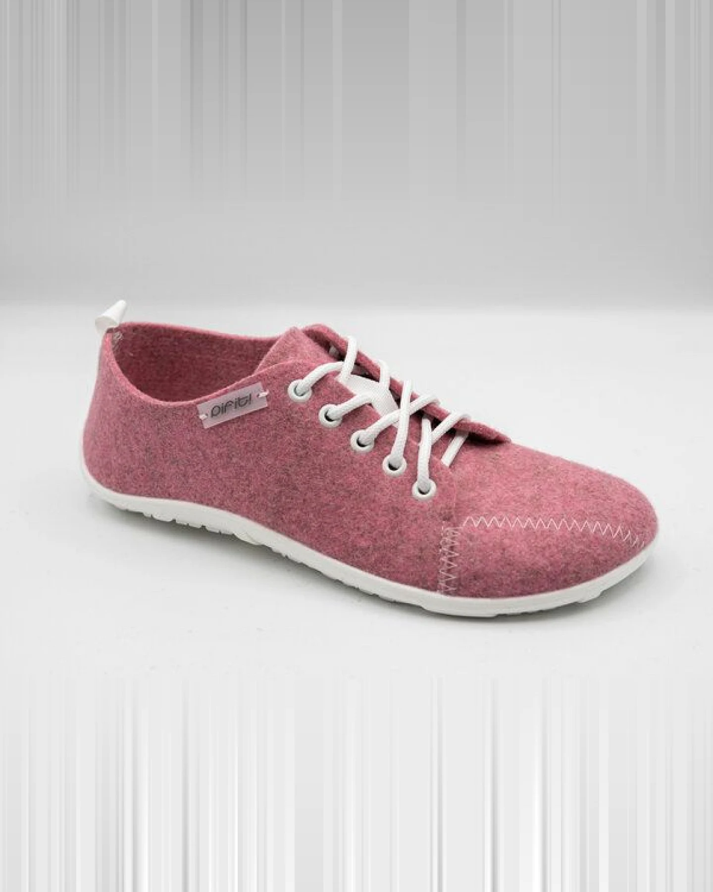 Sneaker all day mit Barfußgefühl pifit! aus hochwertigem Wollfilz, rosa, 32000-5 – Ansicht 2