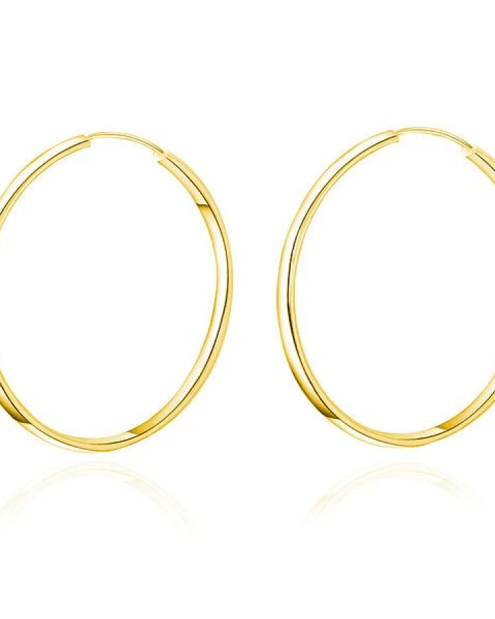 ELEKTROPULLI Coole & Zeitlose, feine Creolen in 8mm - 80mm / 13 Größen