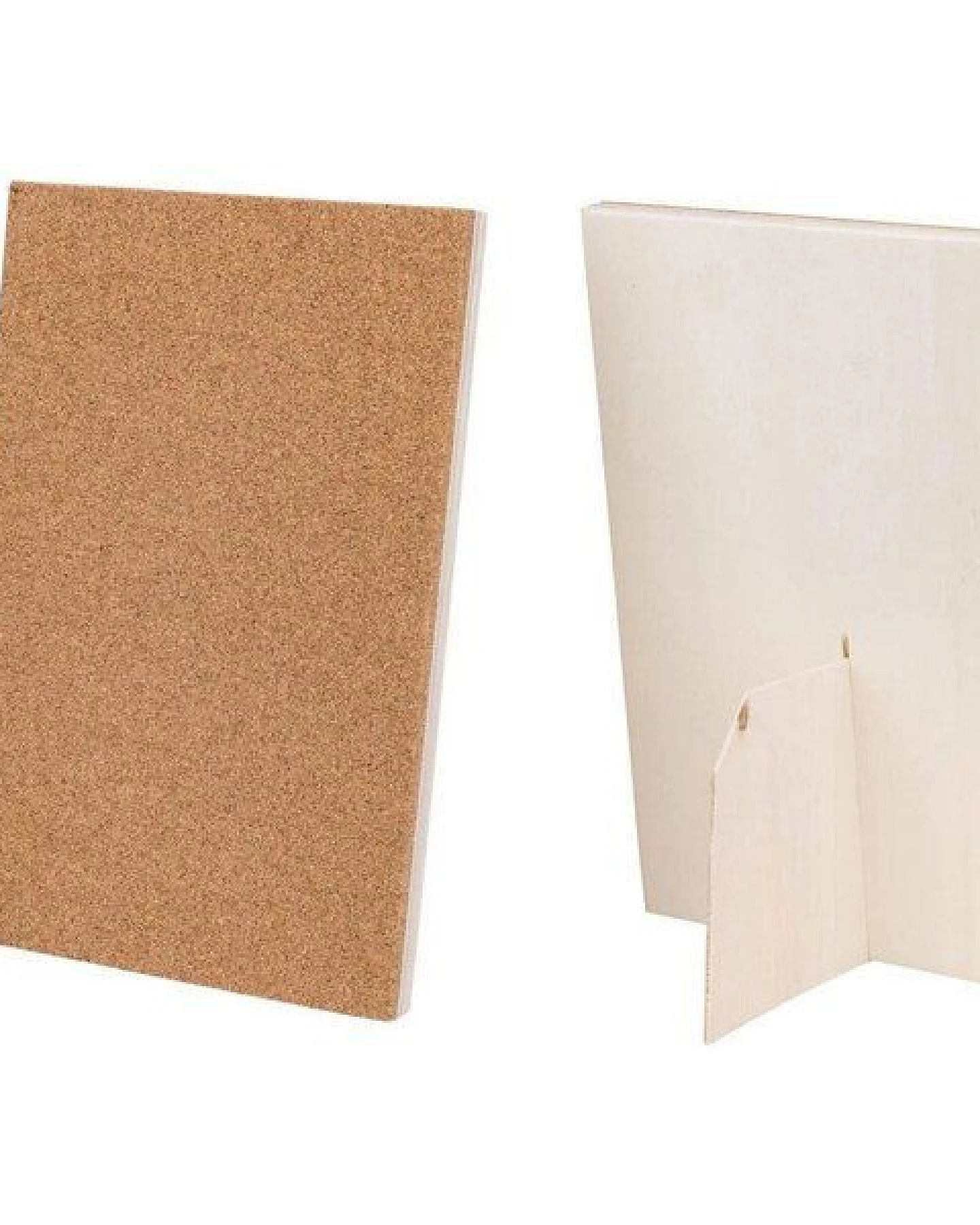 Kork-Deko Tischpinnwand aus Kork mit Aufsteller 29x21 cm – Ansicht 2