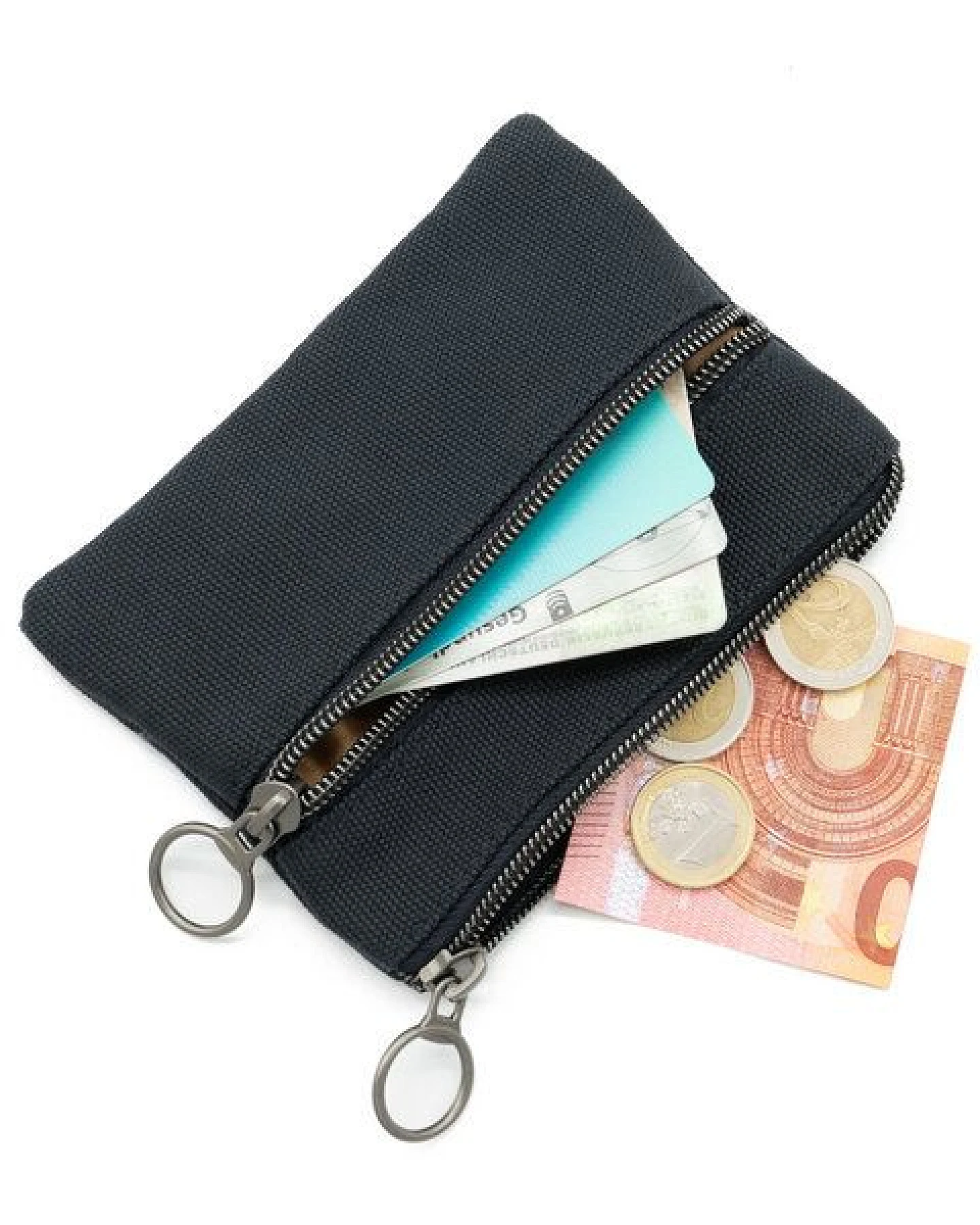 seasara Tasche Umhängetasche aus Bio-Baumwolle (Canvas), navy blue oder camel – Ansicht 3