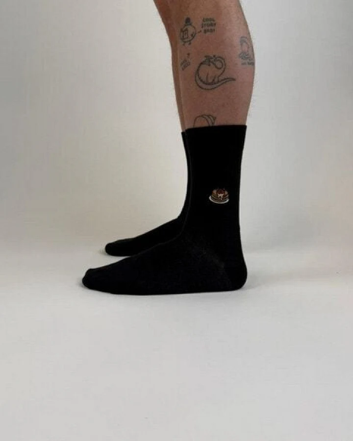 ettics STUDIO sock embroidery pancakes