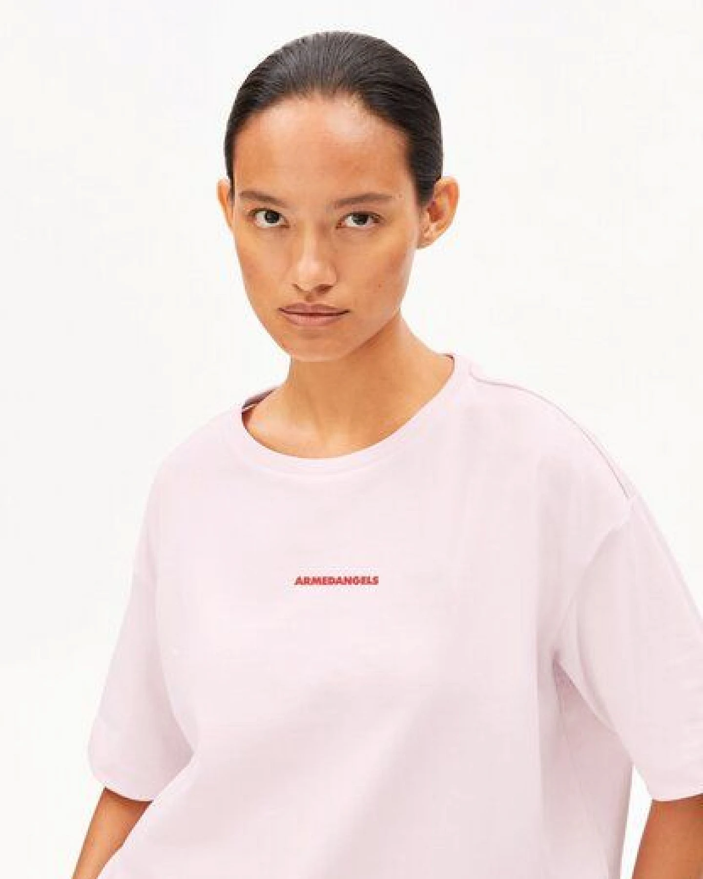 ARMEDANGELS GIANNAA CHAANGE Damen T-Shirt aus recyceltem Baumwoll Mix – Ansicht 3