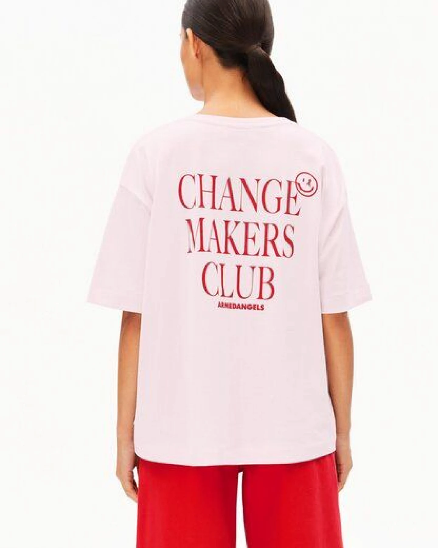 ARMEDANGELS GIANNAA CHAANGE Damen T-Shirt aus recyceltem Baumwoll Mix – Ansicht 2