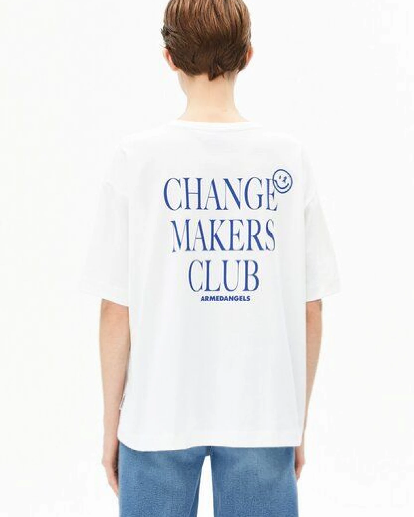ARMEDANGELS GIANNAA CHAANGE Damen T-Shirt aus recyceltem Baumwoll Mix – Ansicht 2
