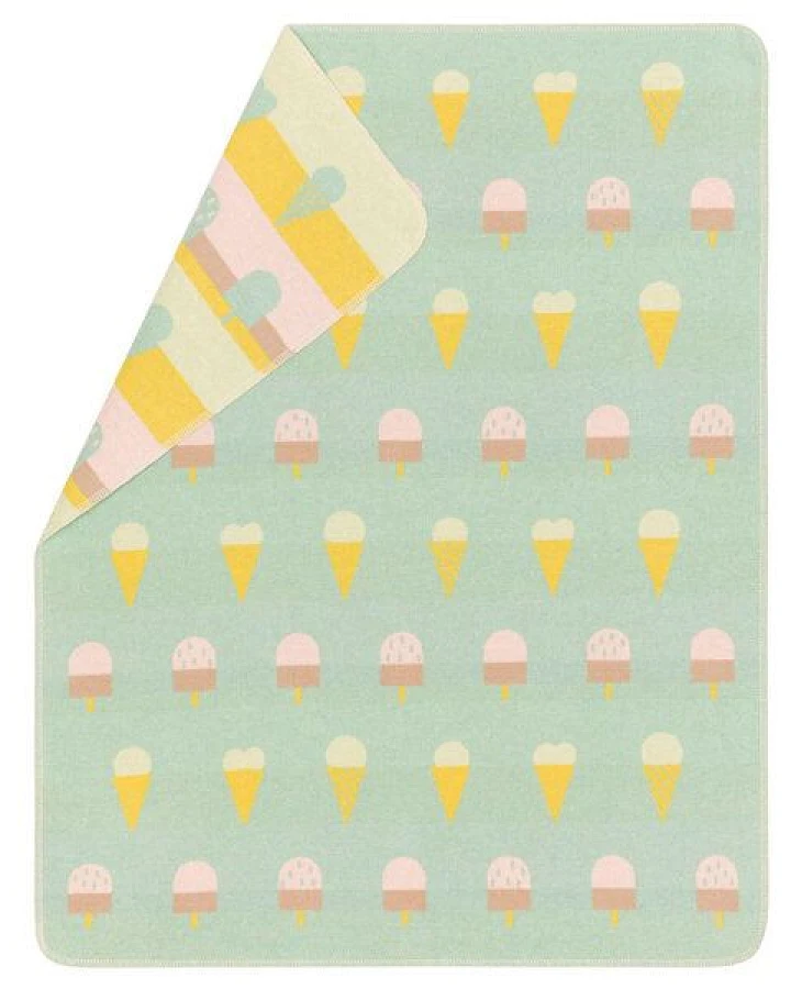 David Fussenegger Babydecke Gelato Dreams aus Recycling-Baumwolle, 70 x 90 cm