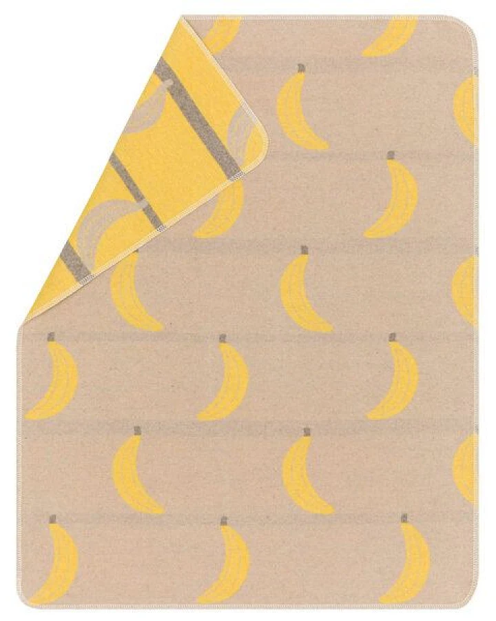 David Fussenegger Babydecke Banana Breeze aus Recycling-Baumwolle, 70 x 90 cm