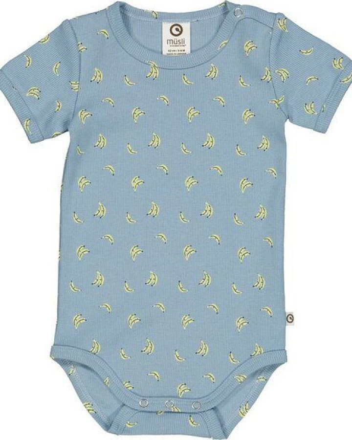 Fred's World by Green Cotton "Green Cotton" Body Kurzarm Banane