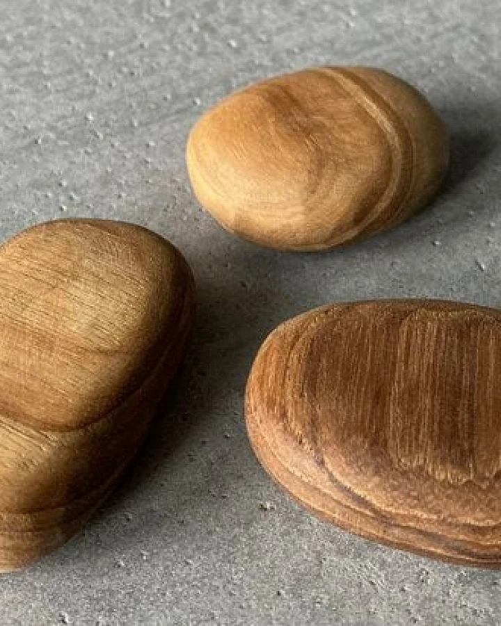 BY COPALA Design Kühlschrank-Magnet , Tafelmagnet aus Holz, 3er-Set