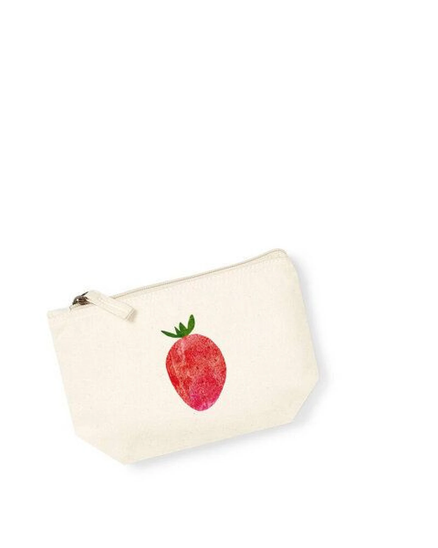 MELAdi Accessoire-Tasche aus Biobaumwolle - Größe S Erdbeere – Ansicht 3