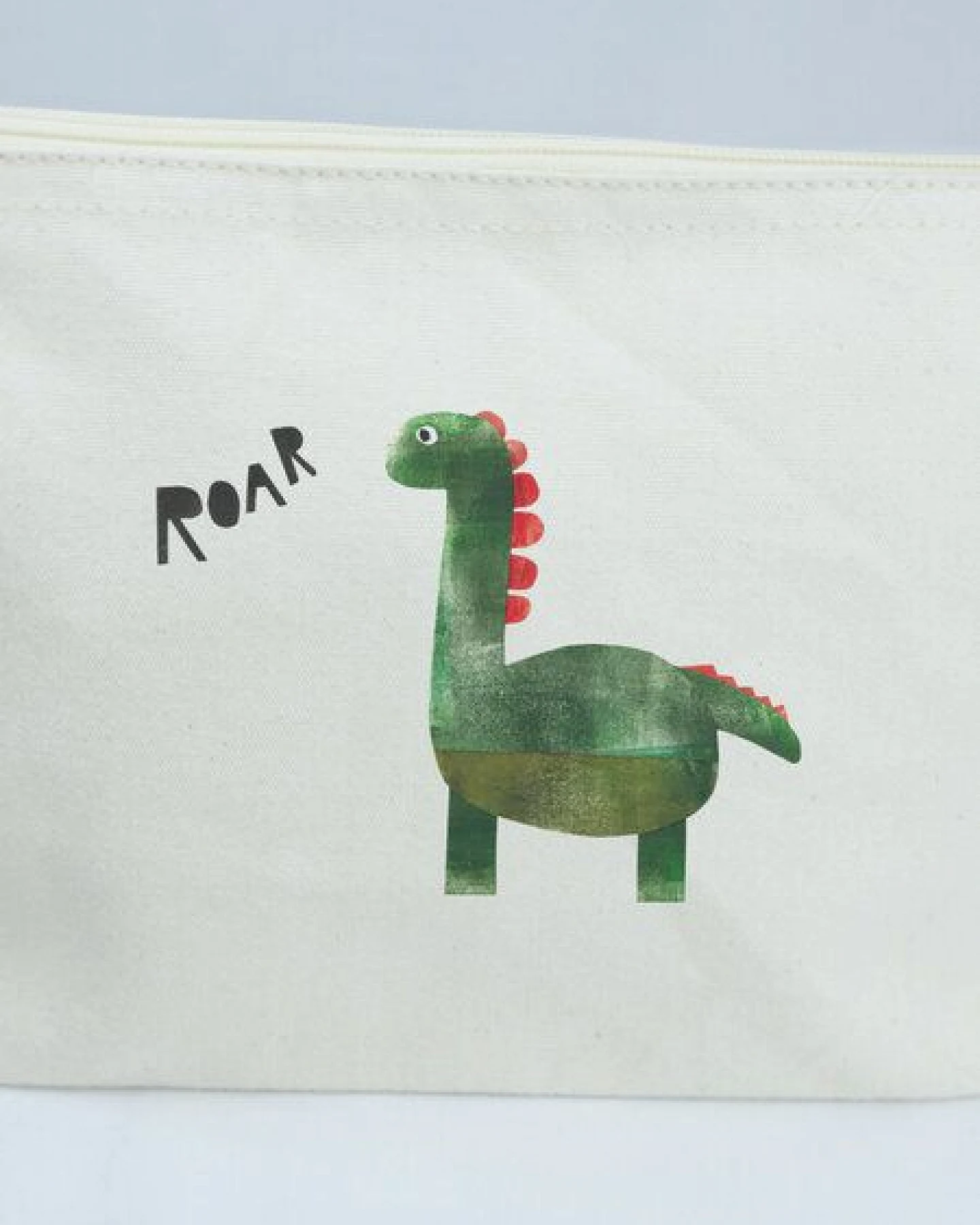 Meladi Accessoire-Taschen aus Biobaumwolle - Größe L Dino – Ansicht 2