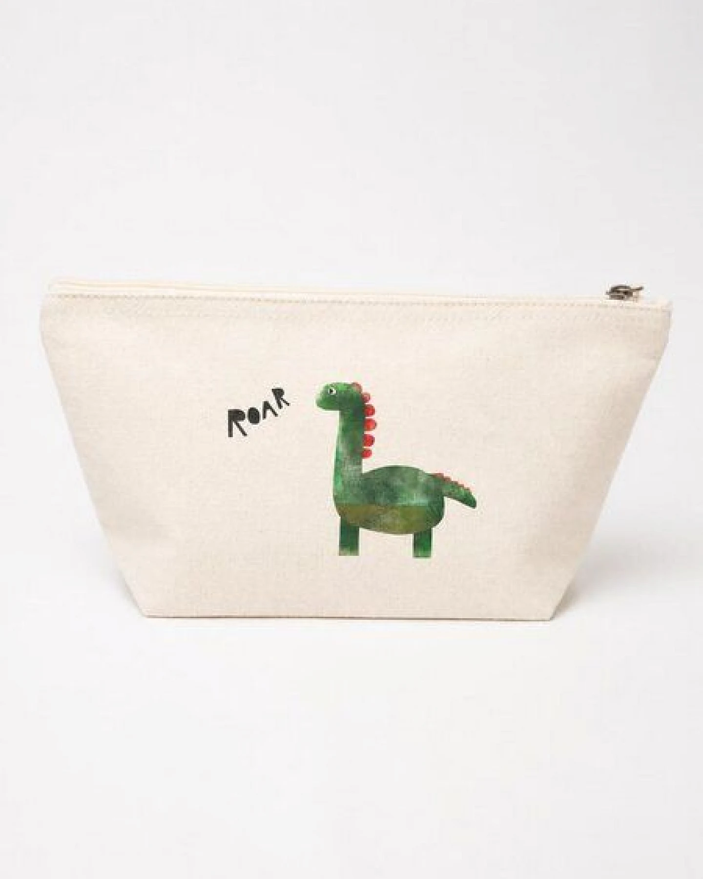 MELAdi Accessoire-Tasche aus Biobaumwolle - Größe L Dino – Ansicht 2