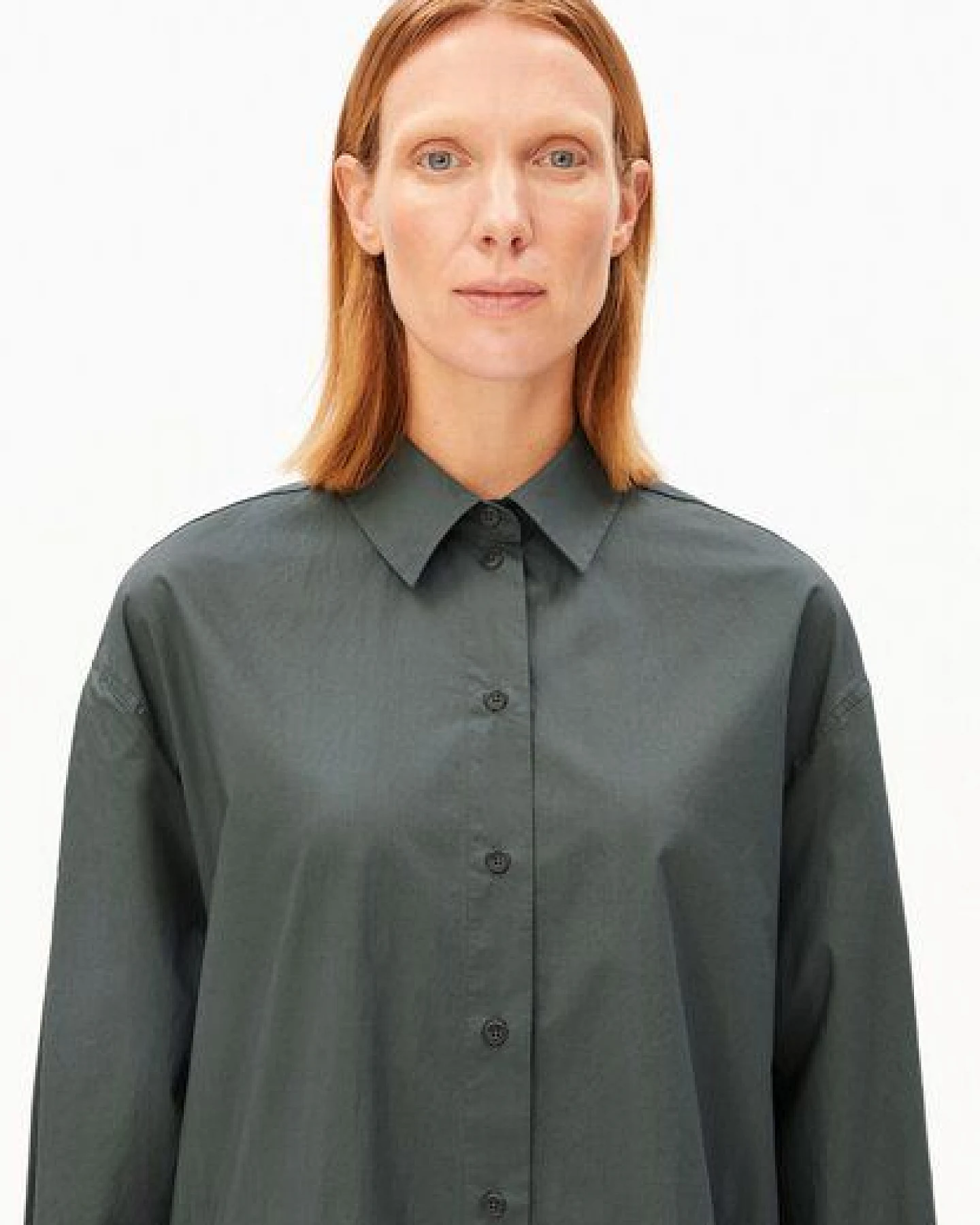 ARMEDANGELS BARREL SLEEVE POPLIN Damen Webkleid aus Bio-Baumwolle – Ansicht 3