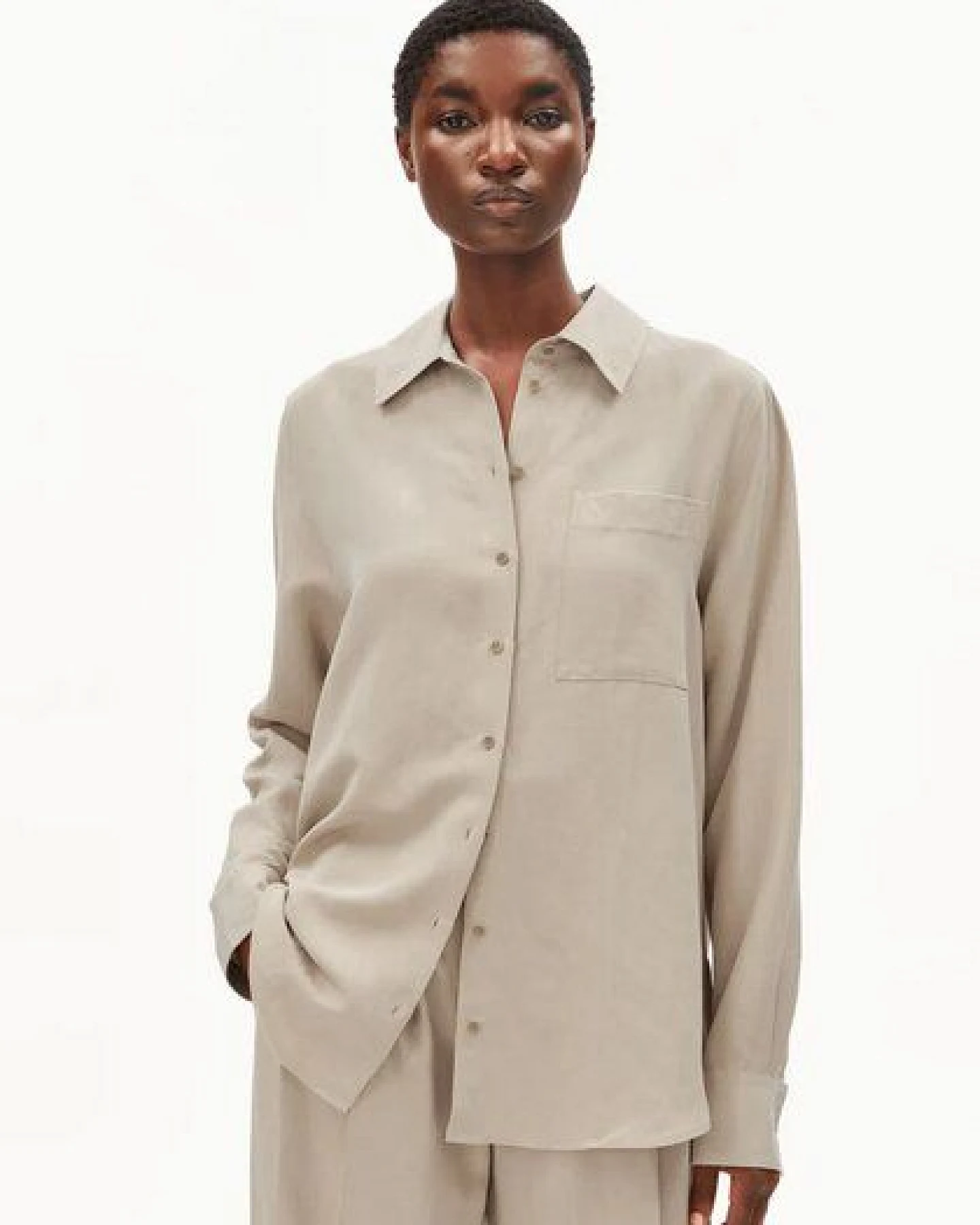 ARMEDANGELS LINEN BLEND Damen Bluse aus Leinen-Mix – Ansicht 4