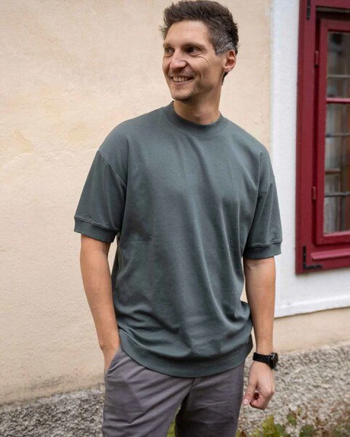 Vresh Clothing Vriedl - Oversized T-Shirt aus Heavy-Jersey Biobaumwolle