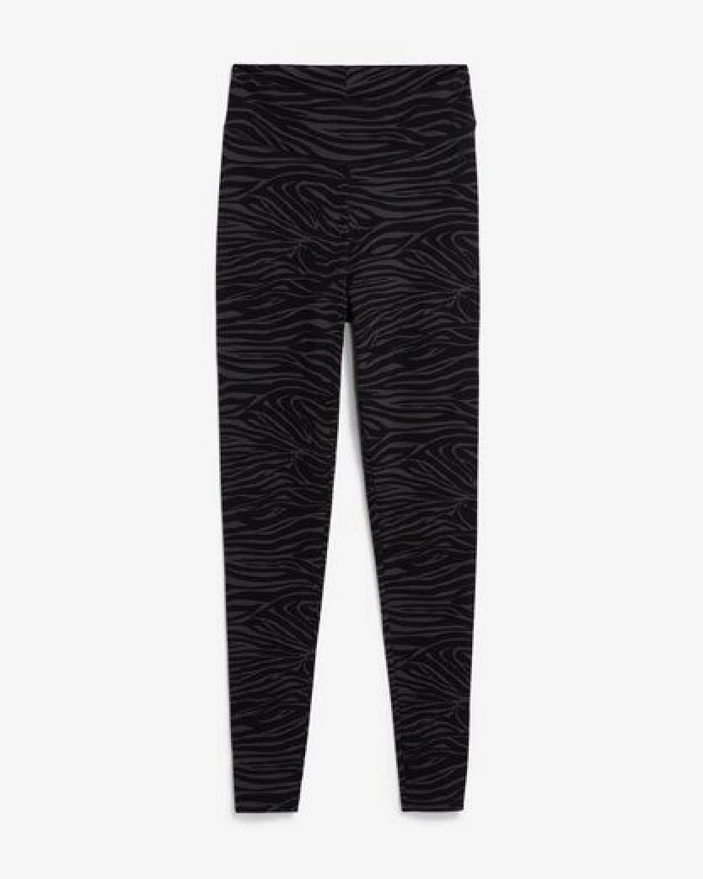 ARMEDANGELS Leggings - Faribaa Zebraraa in Schwarz-Grau – Ansicht 3