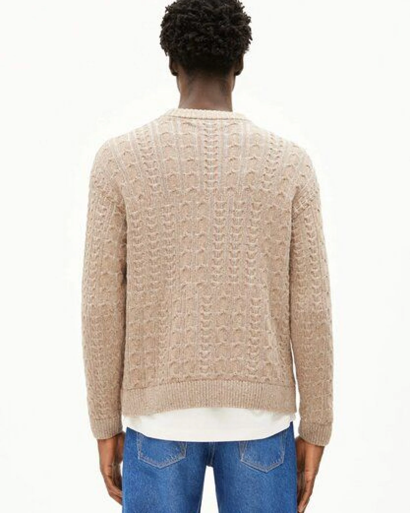 ARMEDANGELS Daako - silver melange tweed-true camel – Ansicht 2