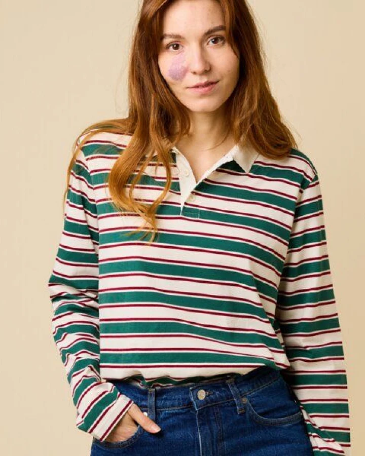 popeia Damen Poloshirt aus Bio-Baumwolle