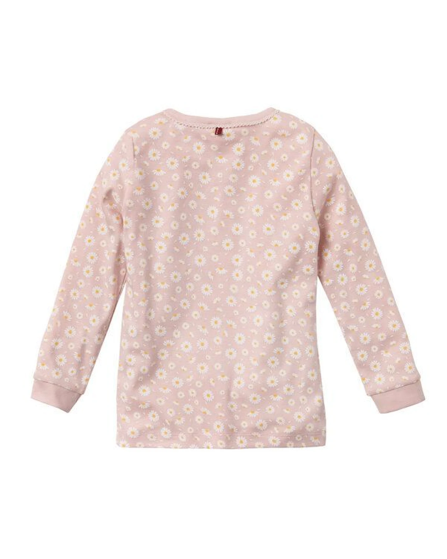 People Wear Organic Pyjama, rosa bedruckt, "floral", Bio-Baumwolle – Ansicht 3