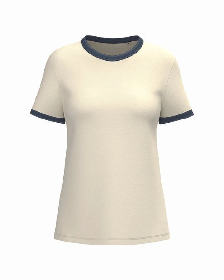 Greenspired Damen Ringer T-Shirt aus Bio-Baumwolle 180 g/m² XS - XL