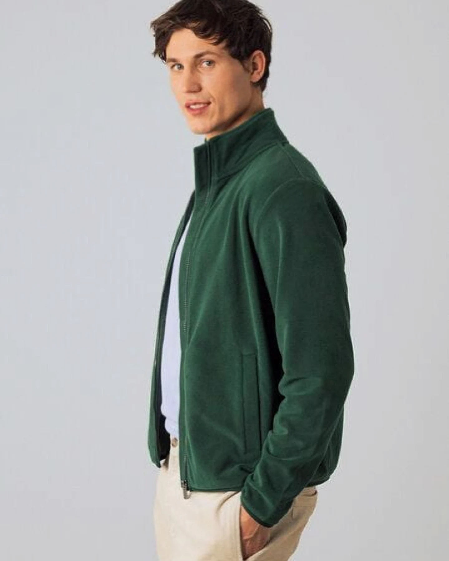 Honest Basics Kuschelige Fleecejacke aus recyceltem Polyester – Ansicht 4