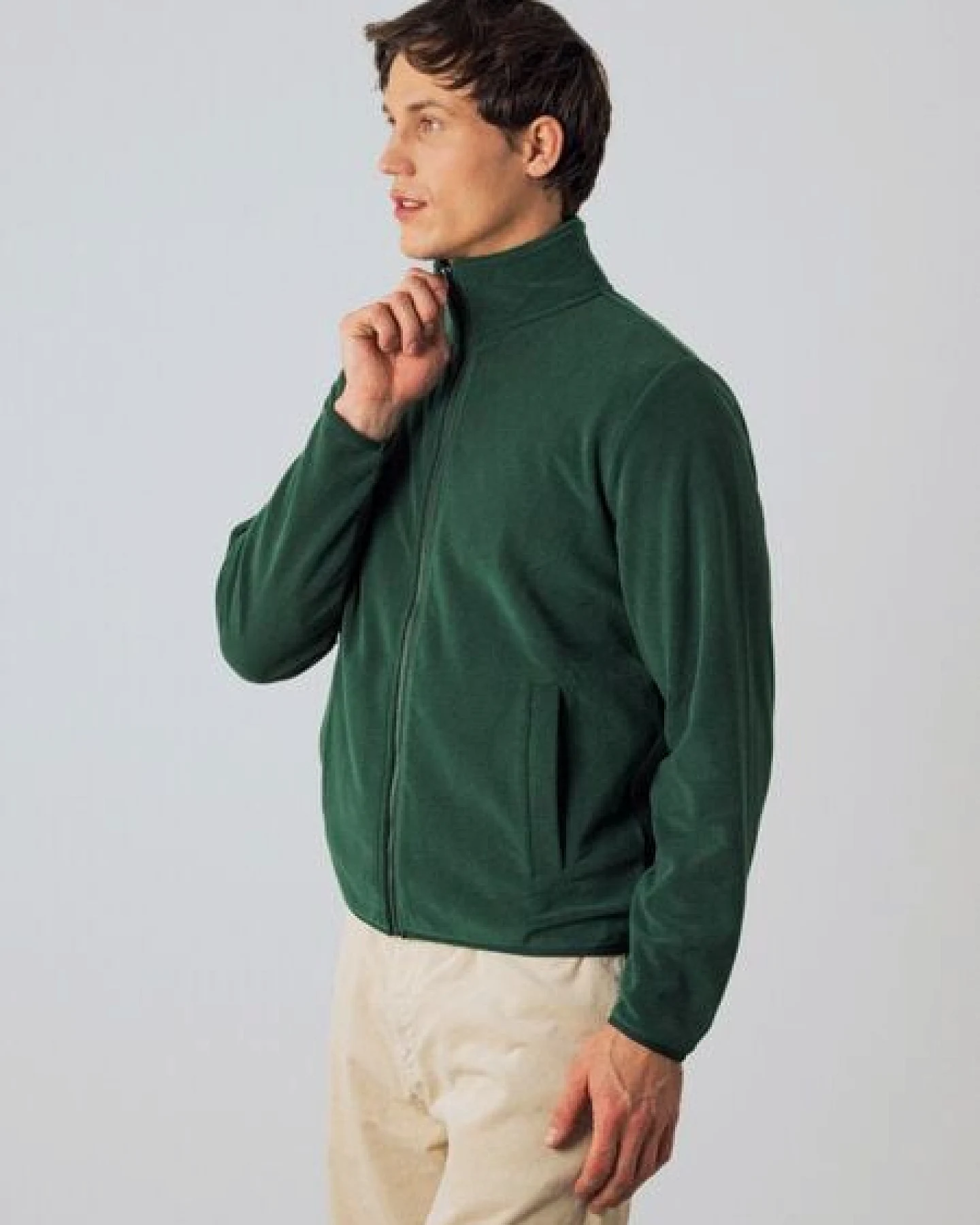 Honest Basics Kuschelige Fleecejacke aus recyceltem Polyester – Ansicht 2