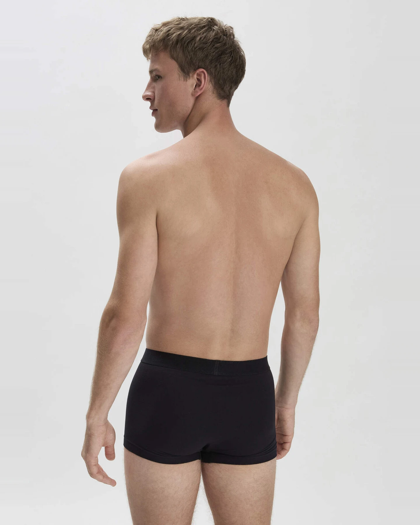 hessnatur Herren Pants Regular Cut COTTON MIX aus Bio-Baumwolle - schwarz - Größe 6 = L – Ansicht 2