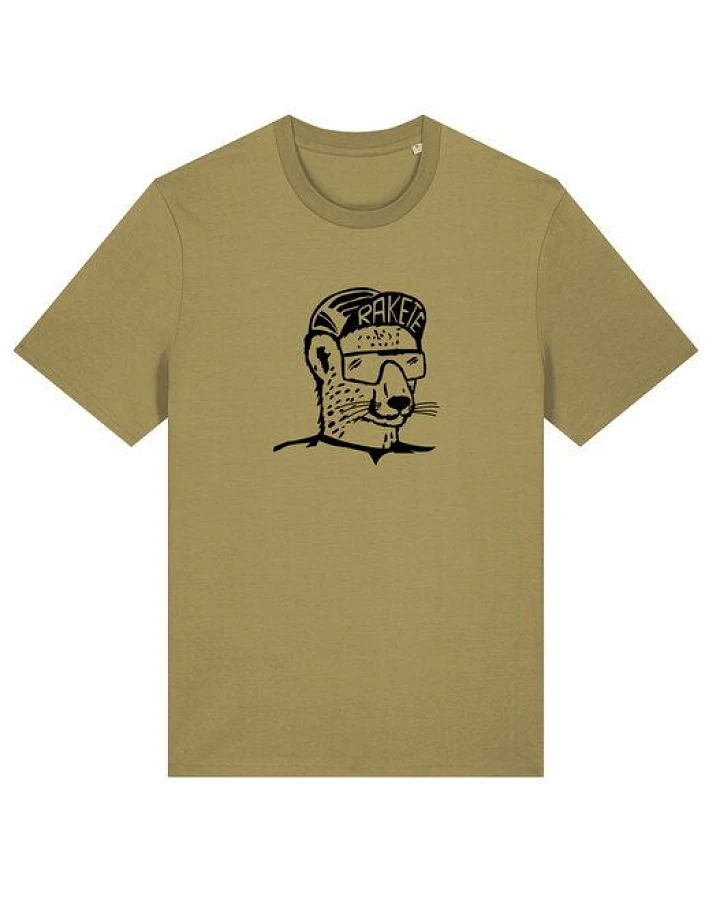 päfjes Gepard die Rakete Fahrrad Gravel - Unisex Männer Bio Unifarben T-Shirt