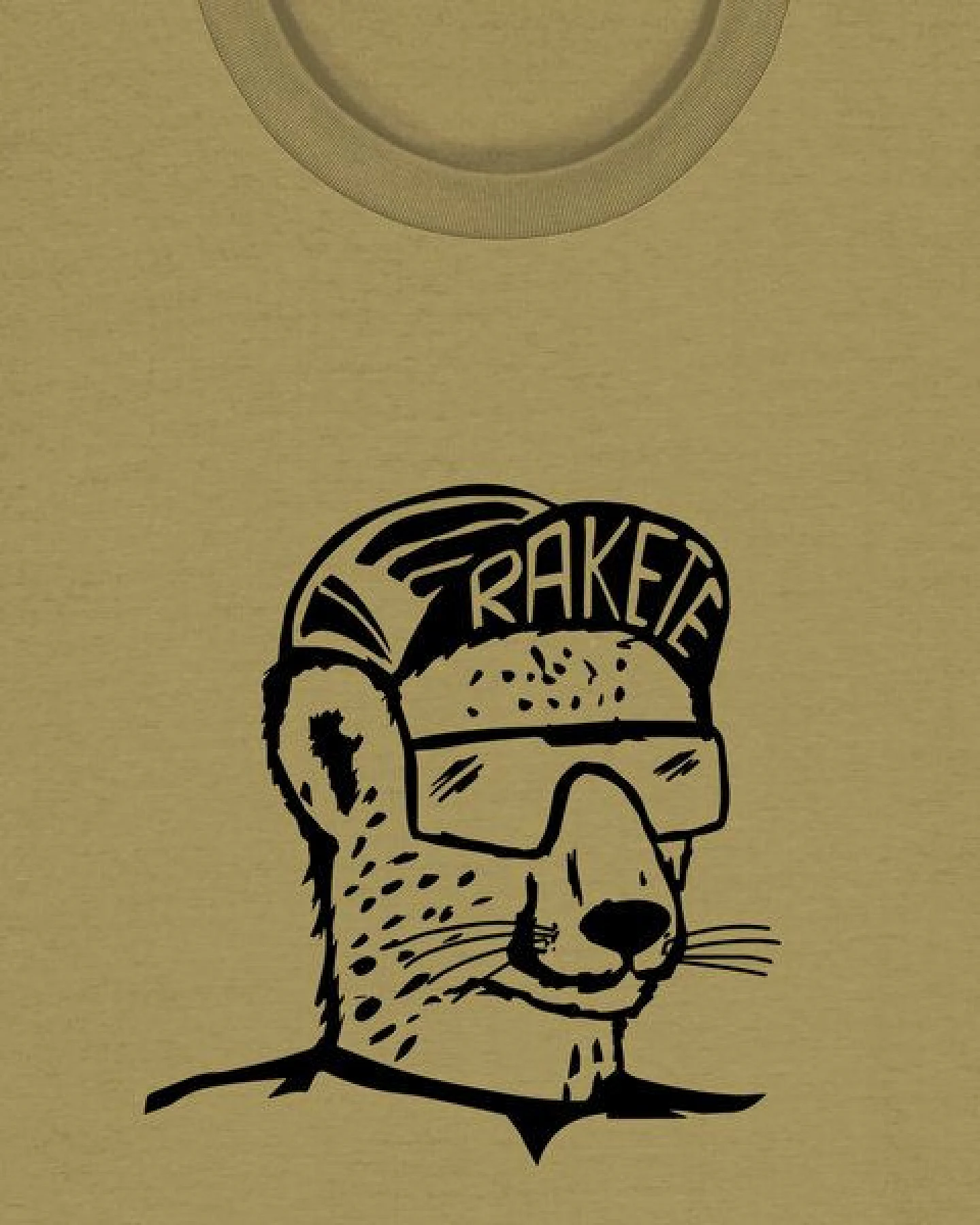 päfjes Gepard die Rakete Fahrrad Gravel - Unisex Männer Bio Unifarben T-Shirt – Ansicht 3