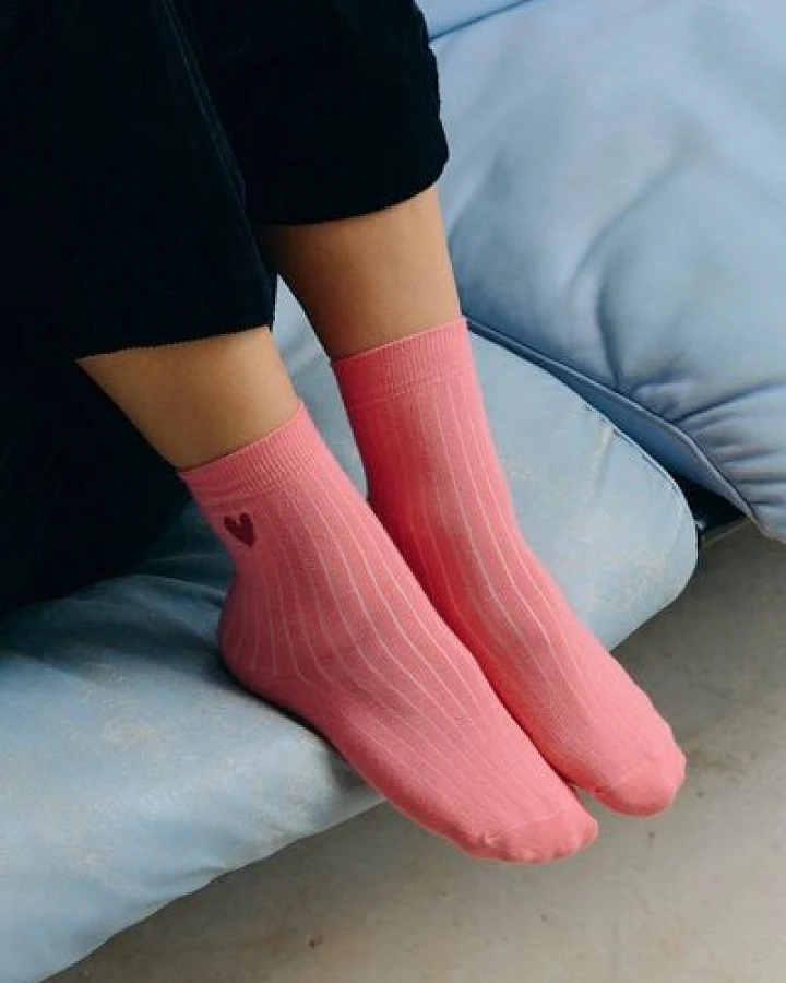Jutelaune Bubblegum Heart Socks - GRS und OEKO-TEX Zertifizierungen