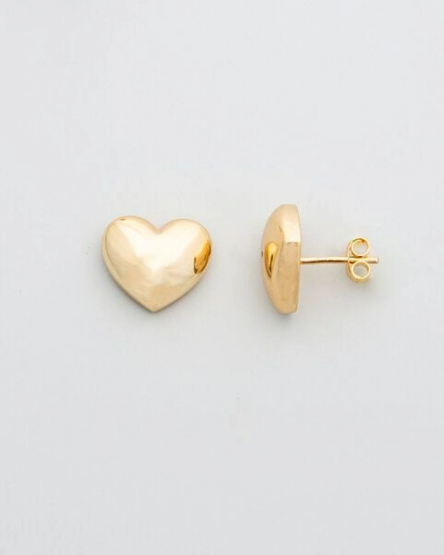 fejn jewelry Ohrstecker 'big heart' in Herzform – Ansicht 2