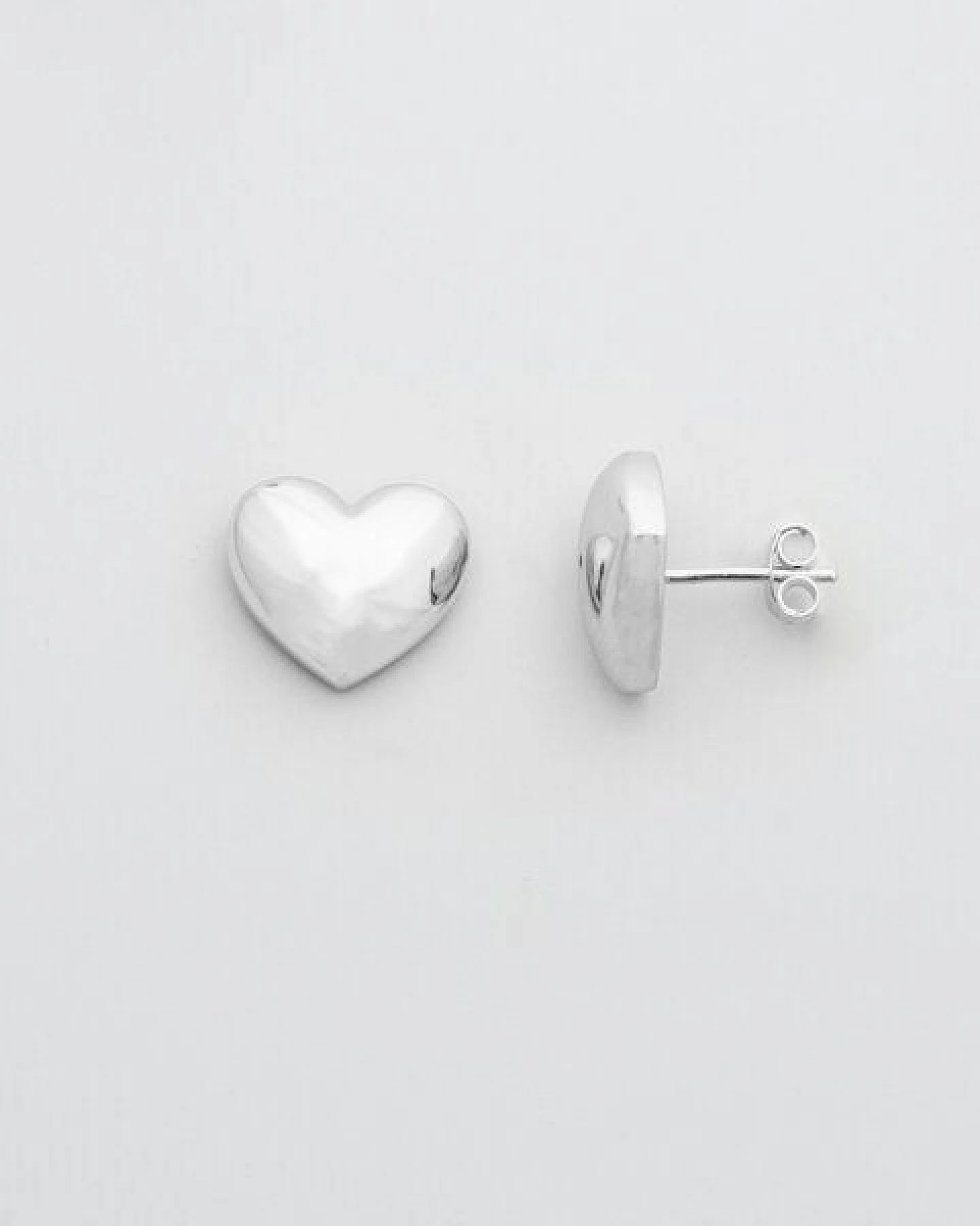 fejn jewelry Ohrstecker 'big heart' in Herzform – Ansicht 4