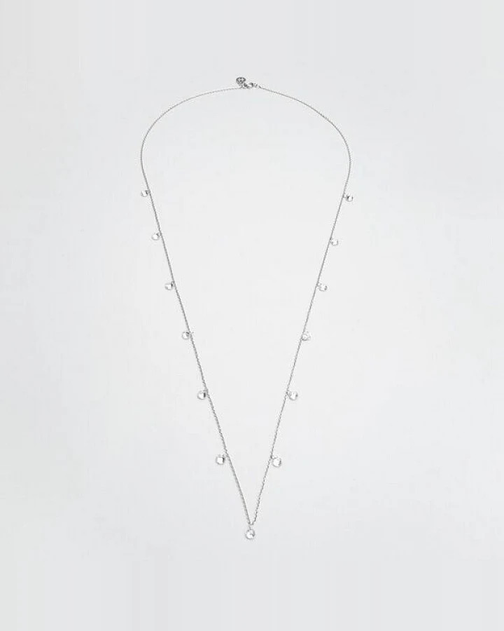fejn jewelry Kette 'long sparkle' - mit Zirkona