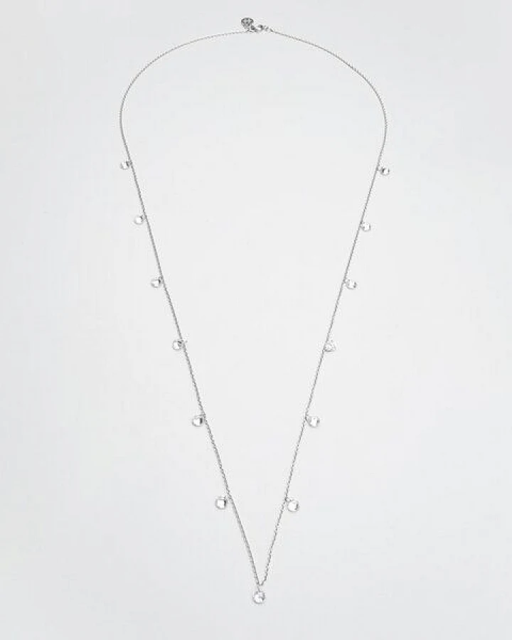 fejn jewelry Kette 'long sparkle' - mit Zirkona