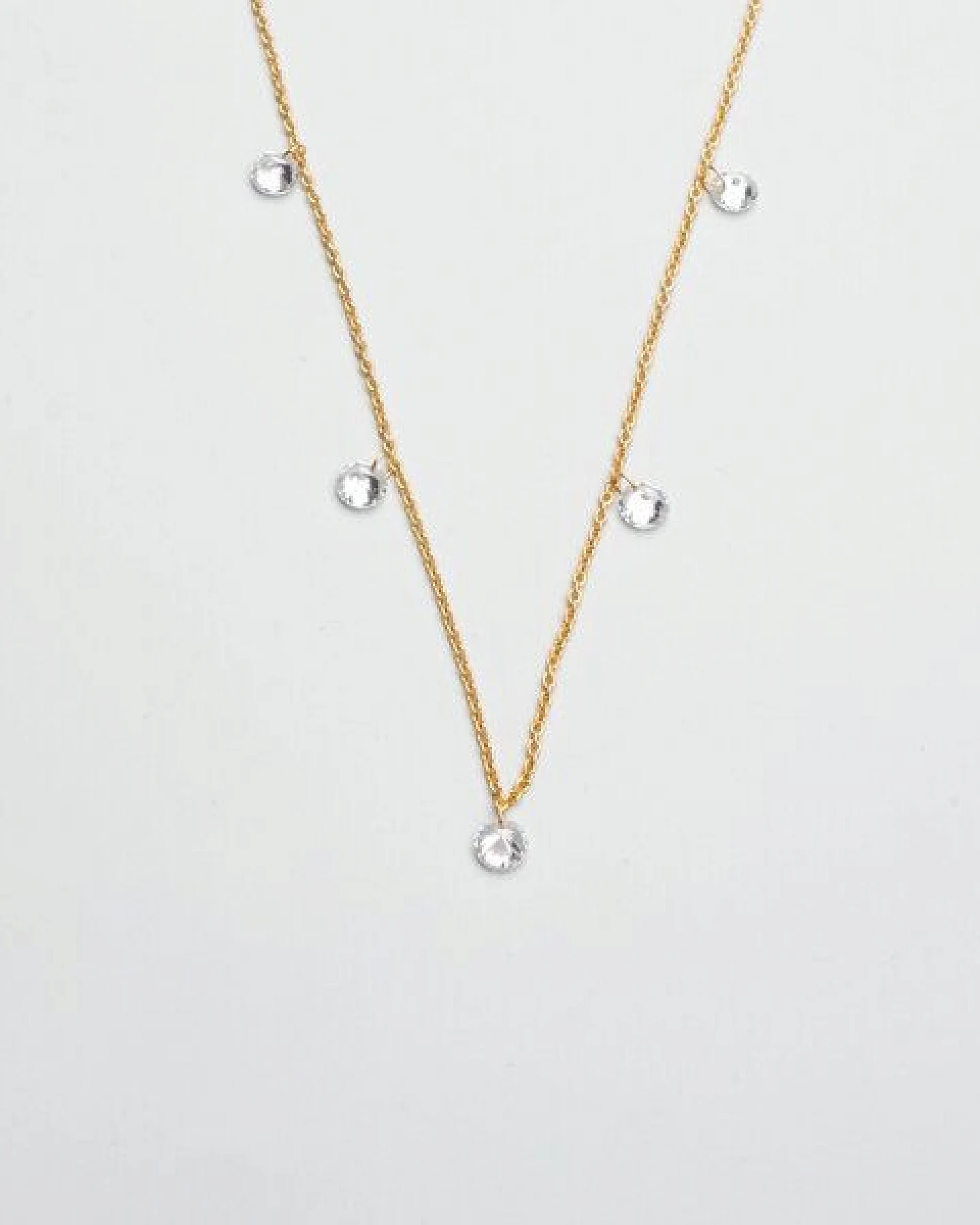 fejn jewelry Kette 'sparkle chocker' - mit Zirkona – Ansicht 2