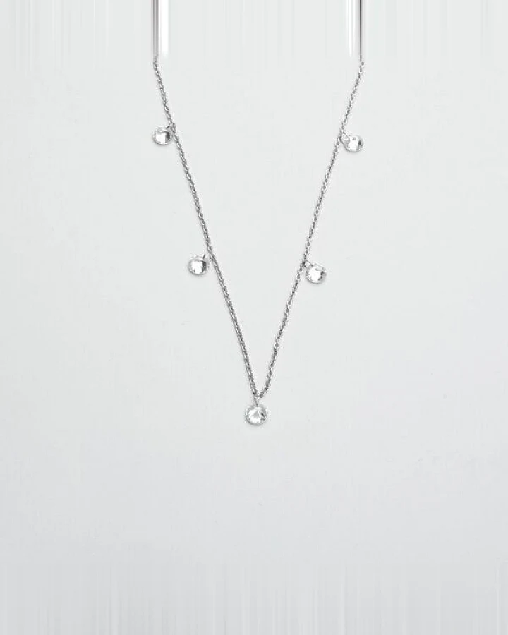 fejn jewelry Kette 'sparkle chocker' - mit Zirkona