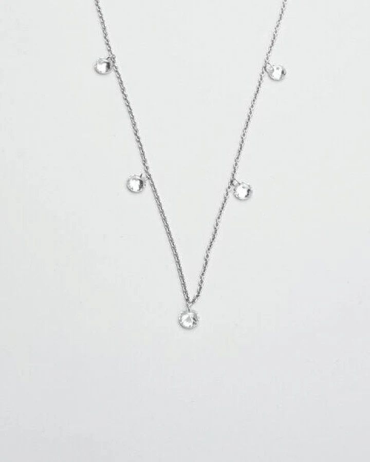 fejn jewelry Kette 'sparkle chocker' - mit Zirkona