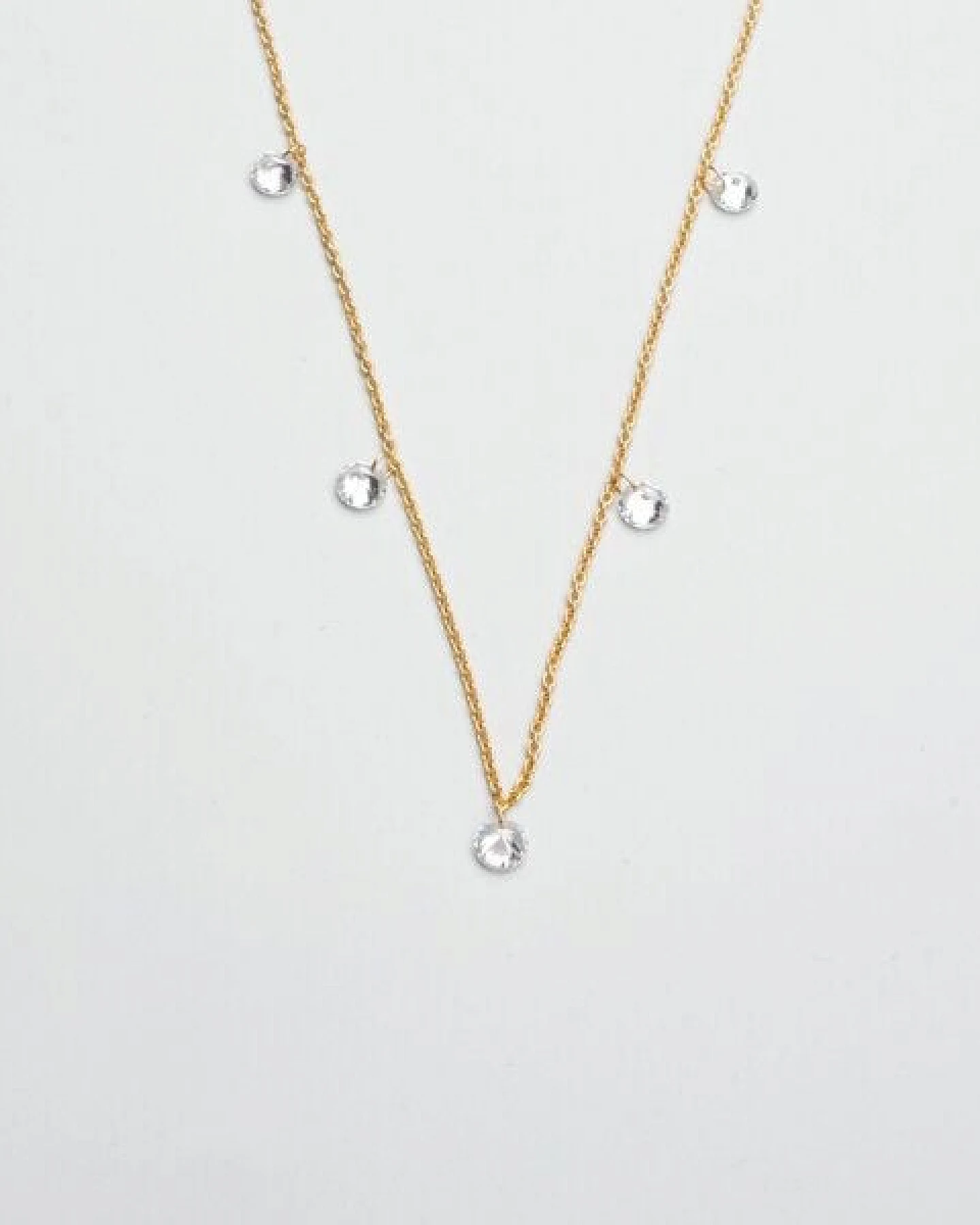 fejn jewelry Kette 'sparkle chocker' - mit Zirkona – Ansicht 2