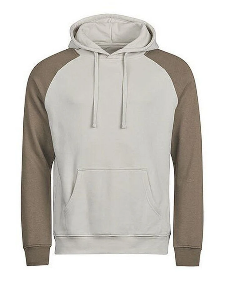 TeeJays Herren Hoodie Kapuzenpullover Sweater Two Tone Bio - Baumwolle bis 3XL Hoody