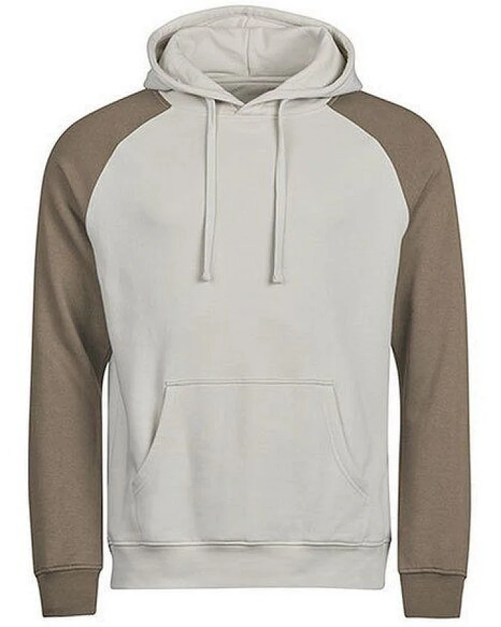 TeeJays Herren Hoodie Kapuzenpullover Sweater Two Tone Bio - Baumwolle bis 3XL Hoody