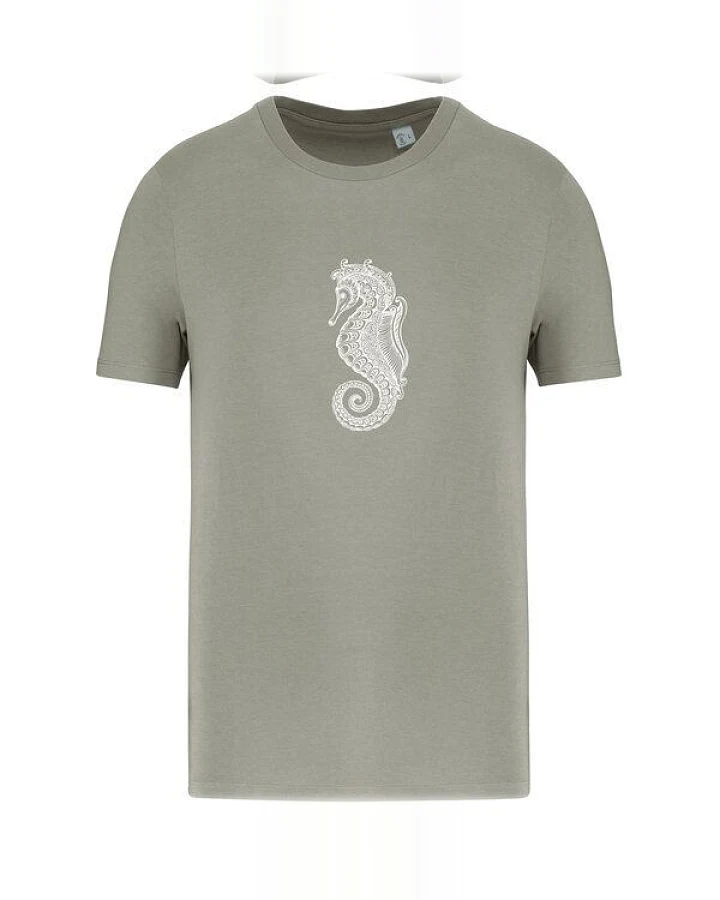 Brandless Basic Bio T-Shirt Nr.4 Seepferd 155g/m² XXS - 5 XL