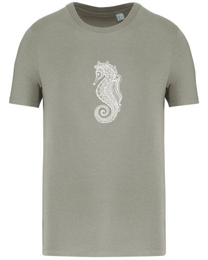 Brandless Basic Bio T-Shirt Nr.4 Seepferd 155g/m² XXS - 5 XL