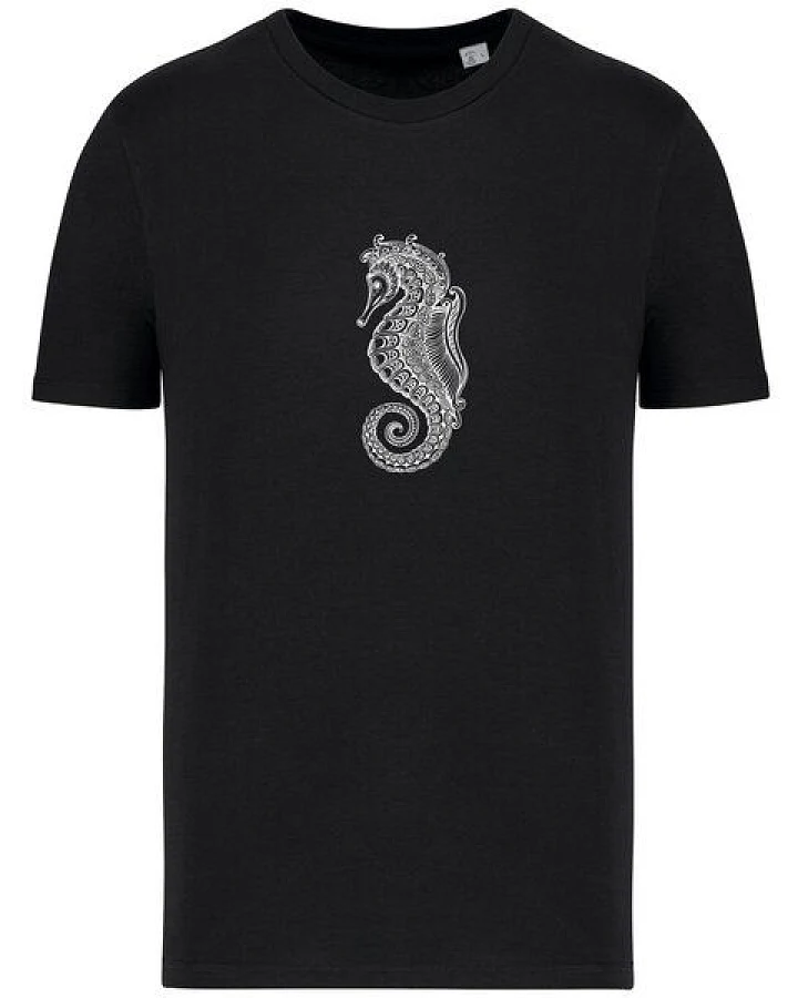 Brandless Basic Bio T-Shirt Nr.4 Seepferd 155g/m² XXS - 5 XL
