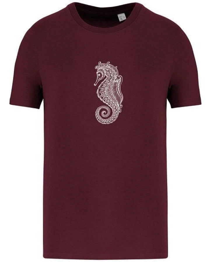 Brandless Basic Bio T-Shirt Nr.4 Seepferd 155g/m² XXS - 5 XL