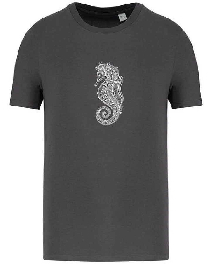 Brandless Basic Bio T-Shirt Nr.4 Seepferd 155g/m² XXS - 5 XL