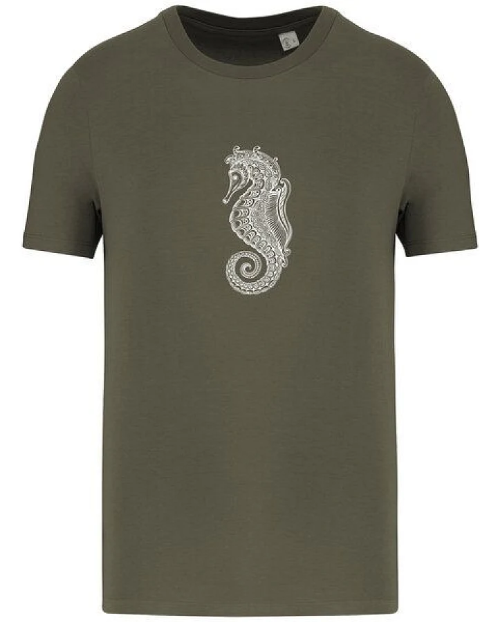 Brandless Basic Bio T-Shirt Nr.4 Seepferd 155g/m² XXS - 5 XL