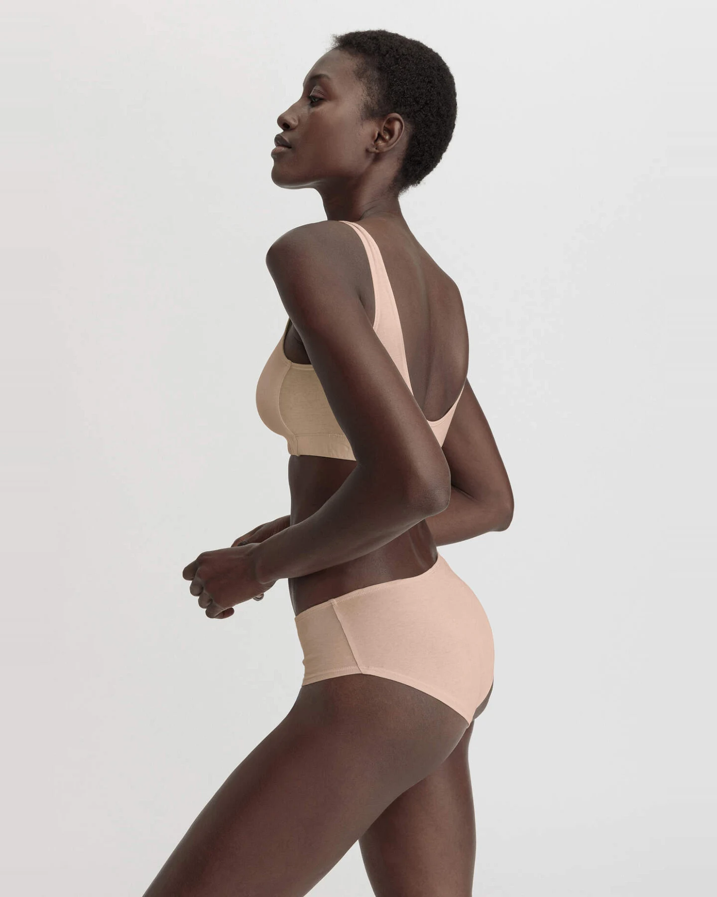 hessnatur Damen Panty Regular Cut COTTON FEEL aus Bio-Baumwolle - rosa - Größe 42 – Ansicht 2