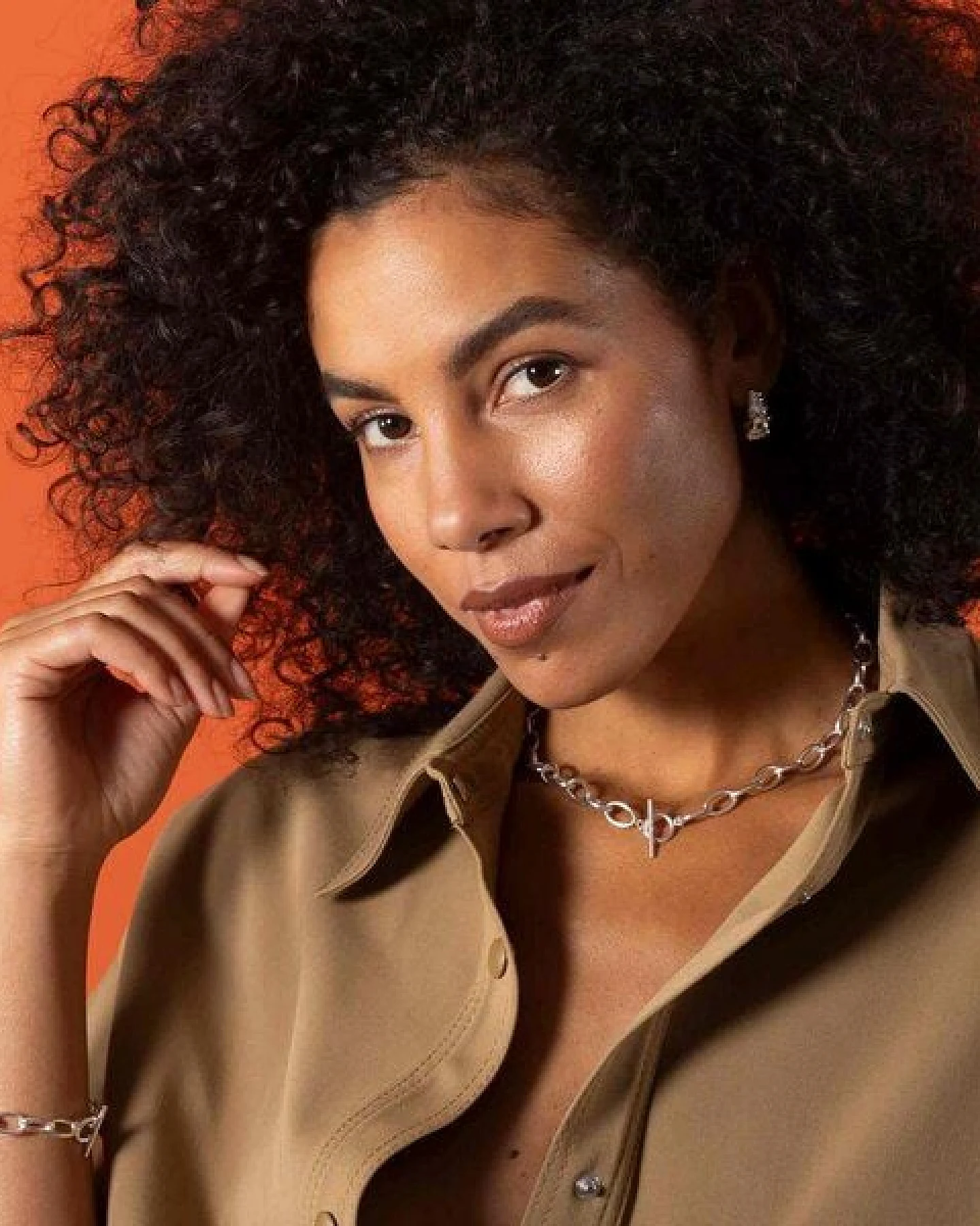 fejn jewelry Kette 'chunky link chain' mit groben Kettengliedern – Ansicht 3